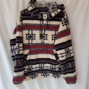 Billabong Fuzzy Hoodie Aztec XL